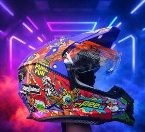 Crosshelm mit Visier für Motorrad, Roller und ATV — Beograd
