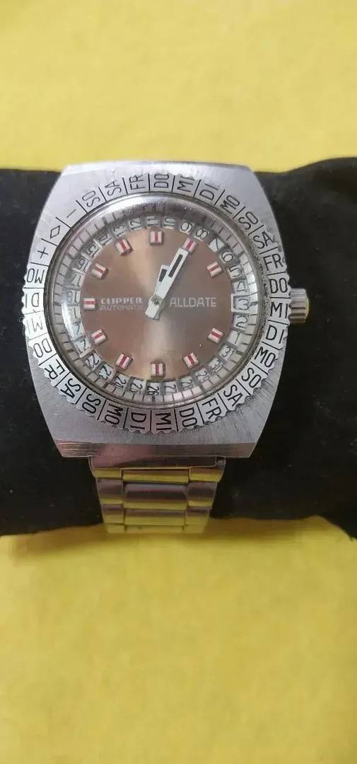 Наручний годинник Clipper Alldate Automatic, 25 каменів, Німеччина, близько 1970 року