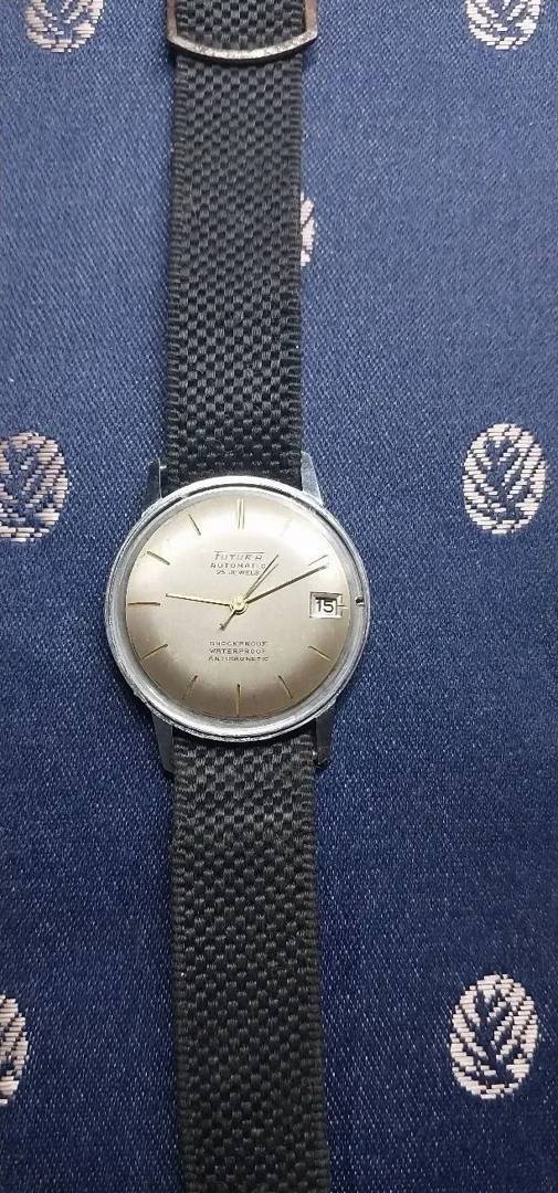 Наручний годинник Futura Automatic 25 jewels, 1960-ті, без скла і заводної головки