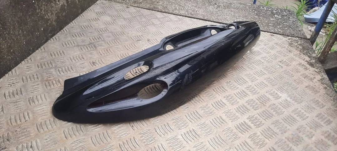 Left side panel for Suzuki Katana 50 — black