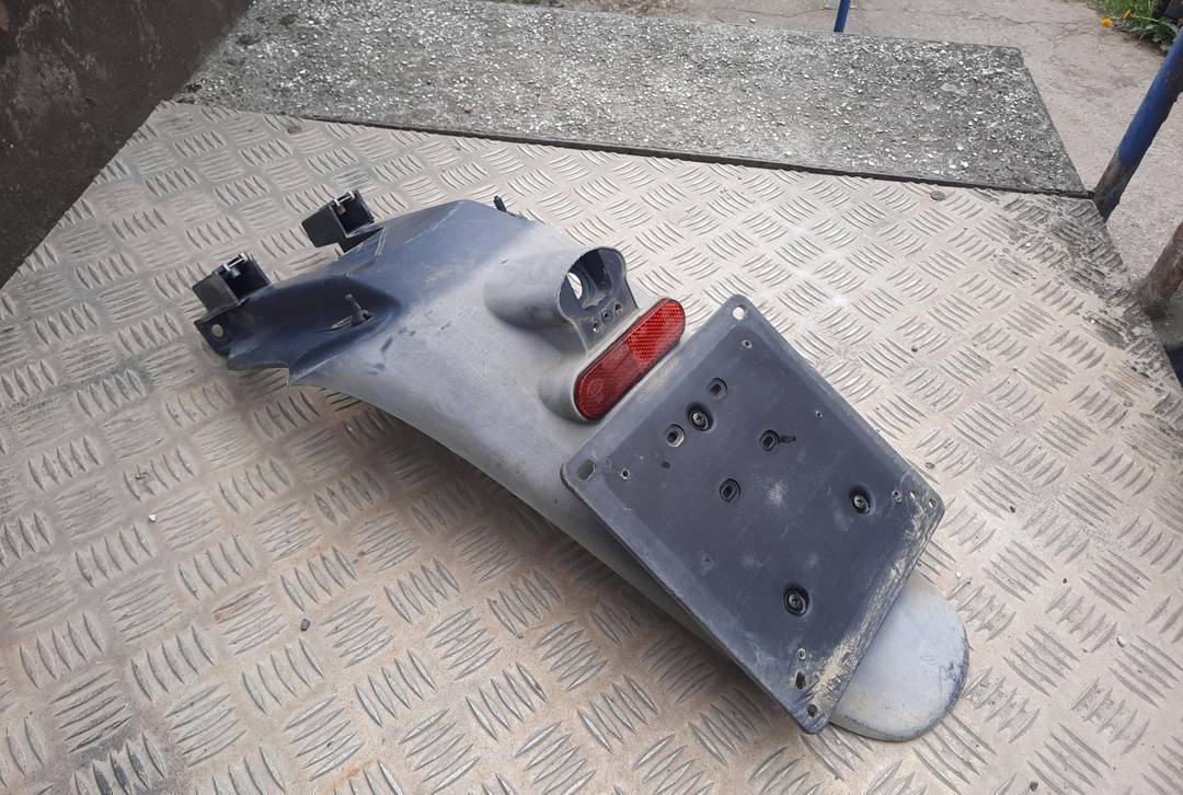 Licence plate holder for Piaggio Liberty