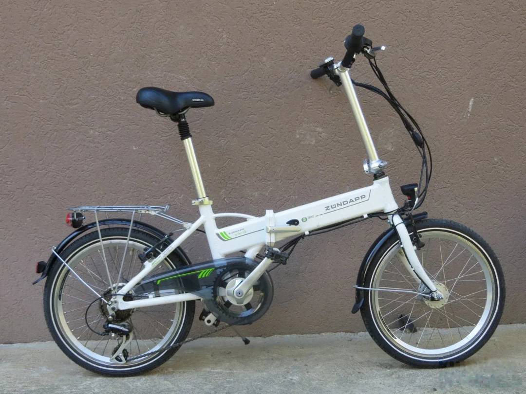 Električni sklopivi bicikl Zündapp 20" — aluminijski okvir, 24 V, 6 brzina Shimano