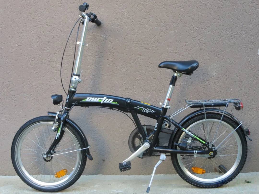 Klapprad Curtis 20" — Alurahmen, 3-Gang Shimano Nexus, schwarz