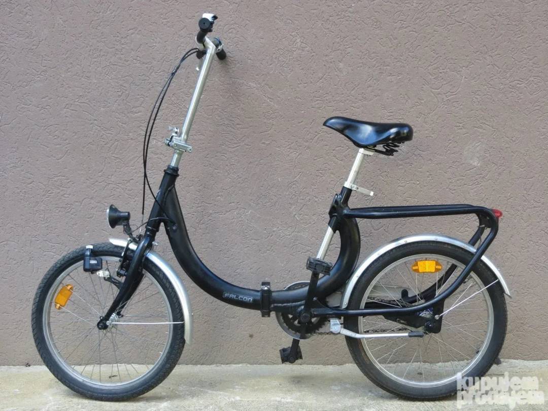 Bicicletă pliabilă Falcon 20" — cadru din aluminiu, 3 viteze SRAM T3
