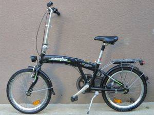 Sklopivi bicikl Curtis 20" — aluminijski okvir, 3 brzine Shimano Nexus, crni — Beograd