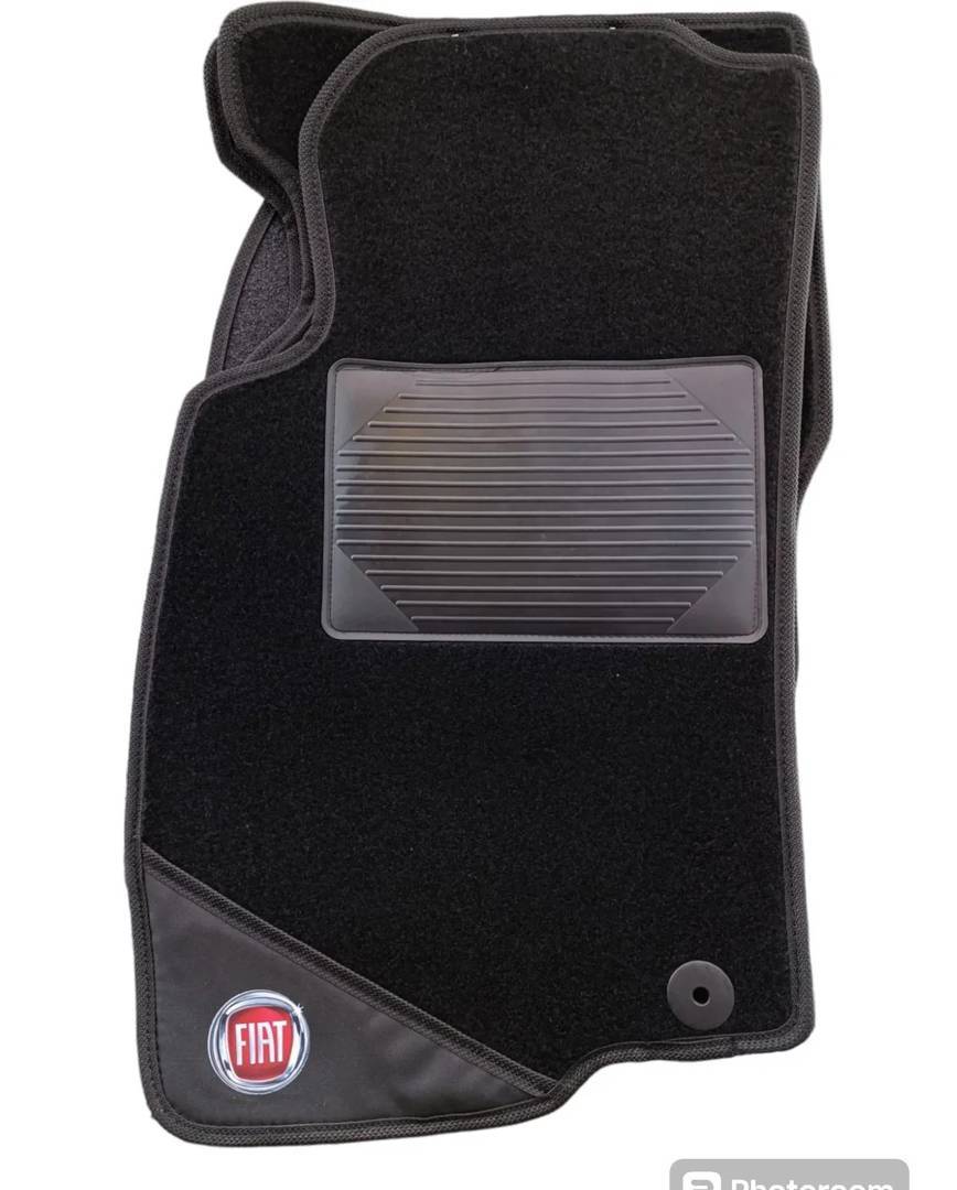 Car mats for Fiat Punto Evo — rubber and carpet