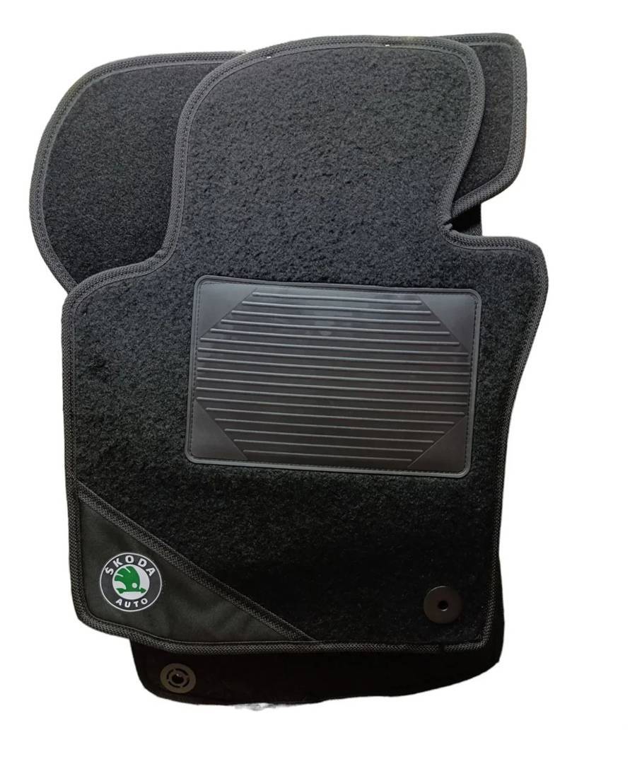 Car mats for Škoda Octavia A5 — rubber and carpet