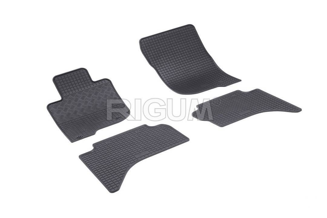Rigum rubber car mats for Fiat Fullback