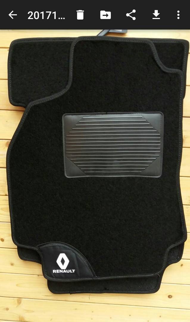 Car mats for Renault Megane 2 — rubber and carpet