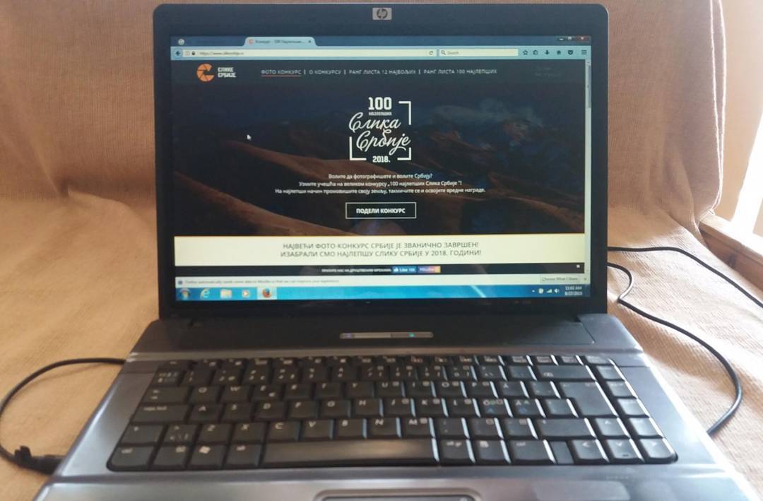 Laptop HP — Intel T5470, 4 GB RAM-a, 160 GB HDD