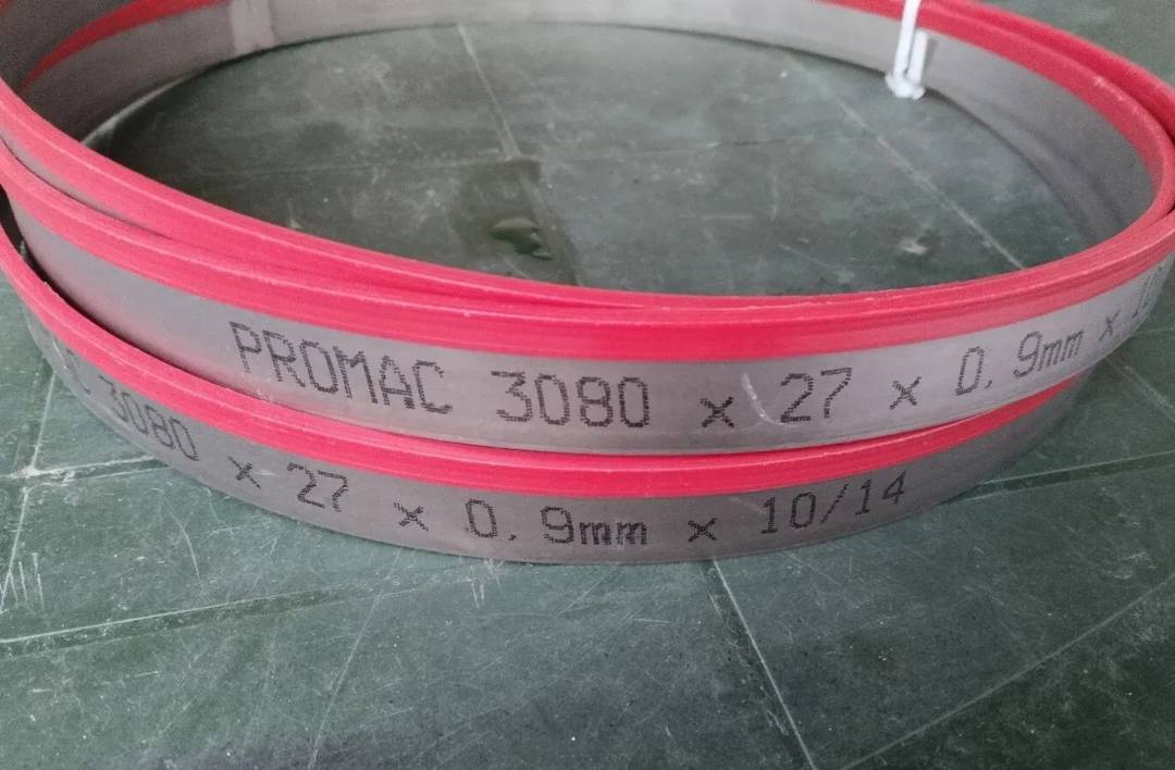Bimetalni tračni žagin list Promac 3080 x 27 x 0,9 mm 10/14