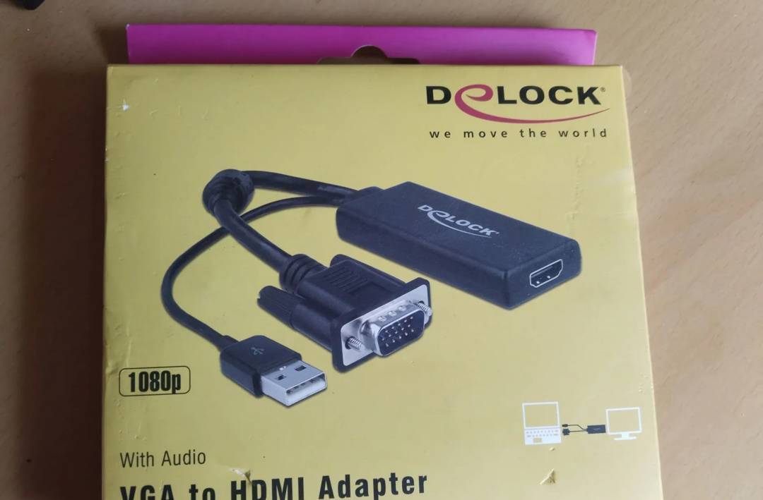 Adapter VGA na HDMI Delock 62668