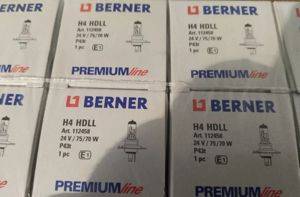 Halogena žarulja Berner Premium line H4 24 V / H11 12 V — Novi Sad