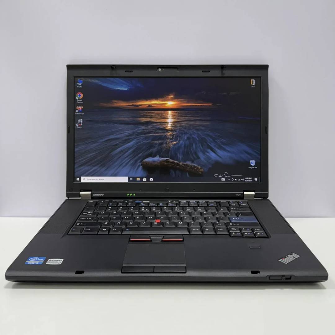 Laptop Lenovo ThinkPad T520 — i5-2520M, 8 GB RAM, 1 TB HDD, 15,6"