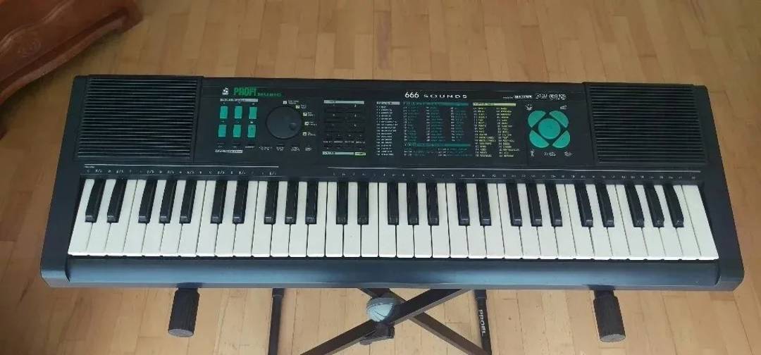 Bontempi PM 61S arranger billentyűs hangszer, dinamikus billentyűkkel