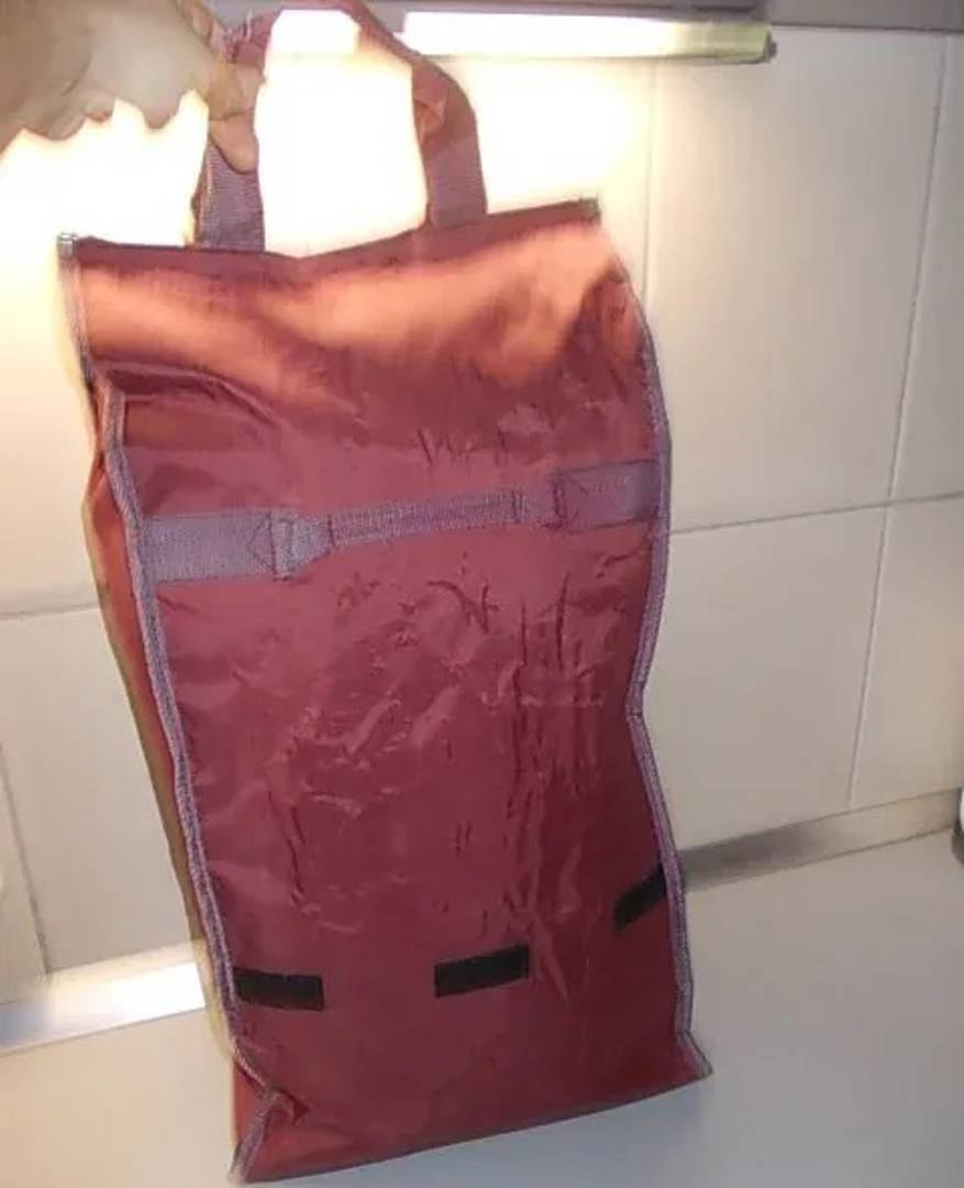 Große Tasche, bordeauxrot, 80x35x20 cm