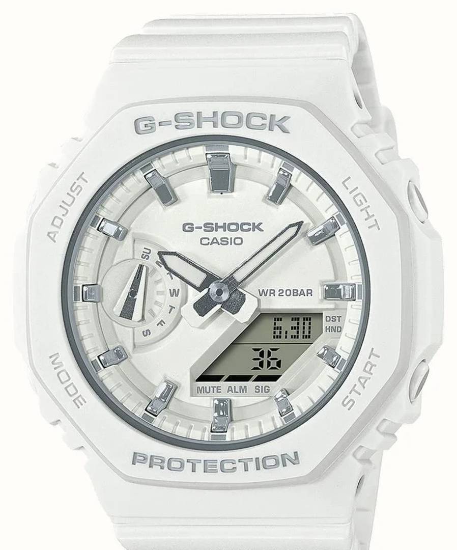 Casio G-Shock GA-2100-7A fehér, 20 barig vízálló