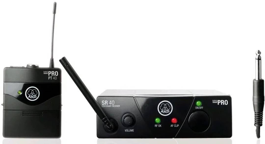 Set instrumental wireless AKG WMS 40 Mini (SR 40 + PT 40)