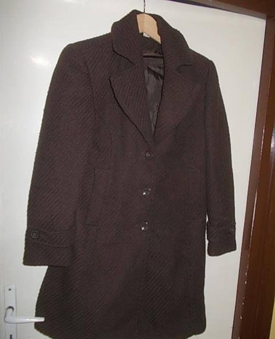 Női télikabát, 40-es méret, barna