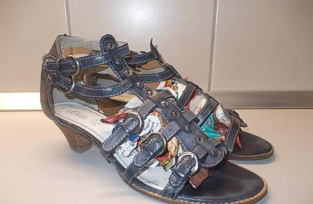 Damen-Lederriemchensandalen im römischen Stil von s.Oliver, Gr. 41