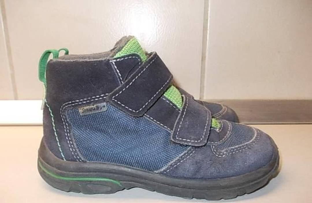 Children’s high-top shoes Pepino Sympa Tex with hook-and-loop fastening, size 27