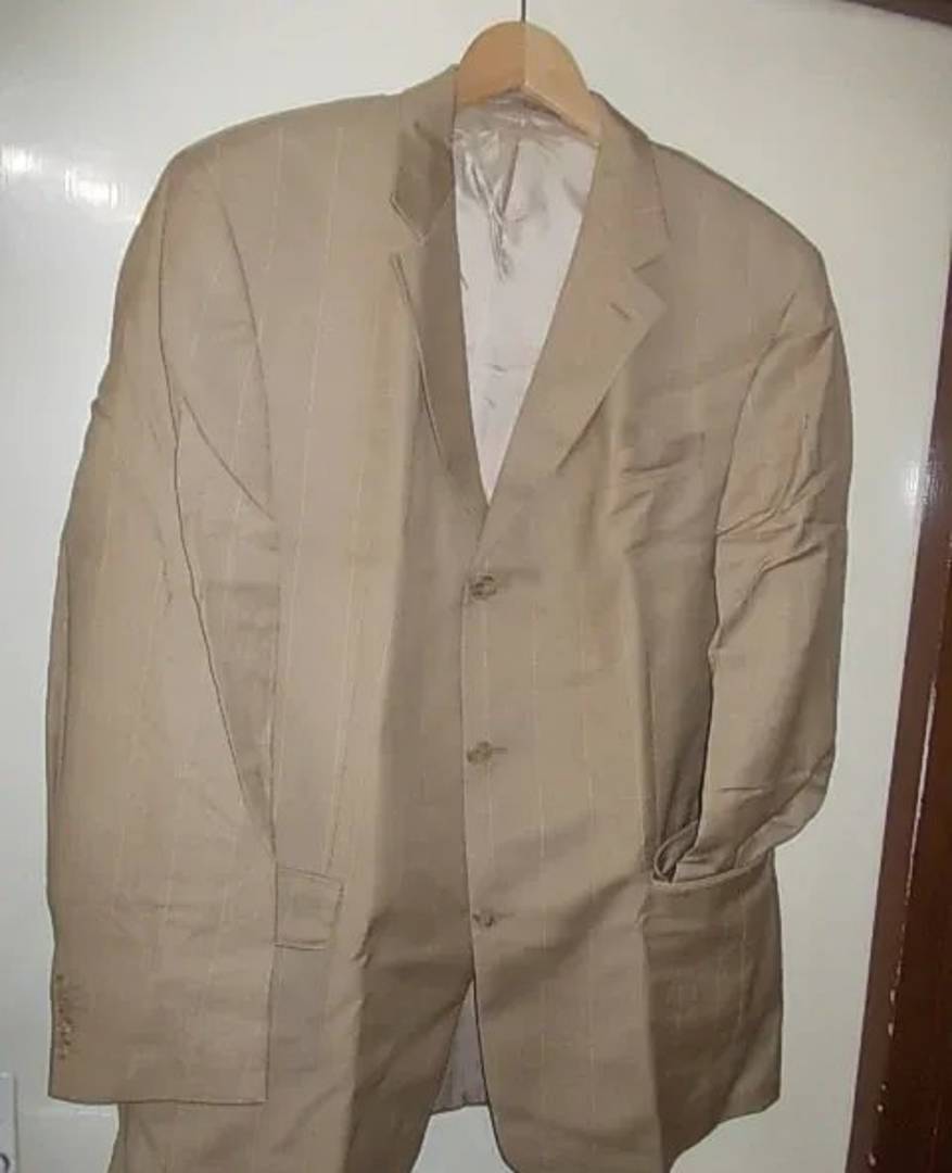 Herren-Sakko von Carl Gross aus Wolle und Leinen, Gr. 54 (XXL)