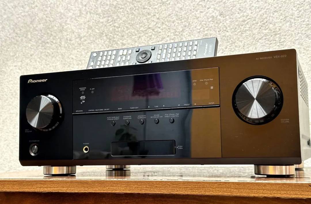 AV-Receiver Pioneer VSX-922, 7.2 Kanäle, 2 × 150 W RMS
