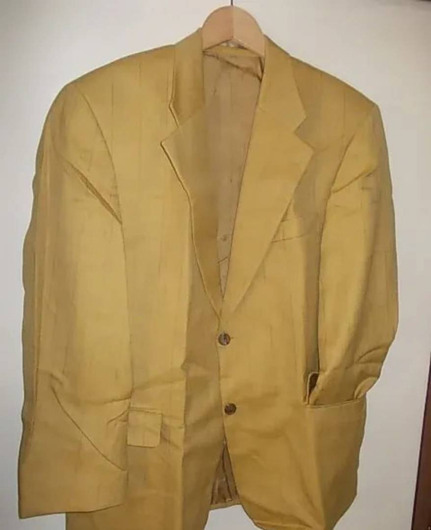 Чоловічий піджак Canda, охристий у клітинку, розм. 26 (52, L)