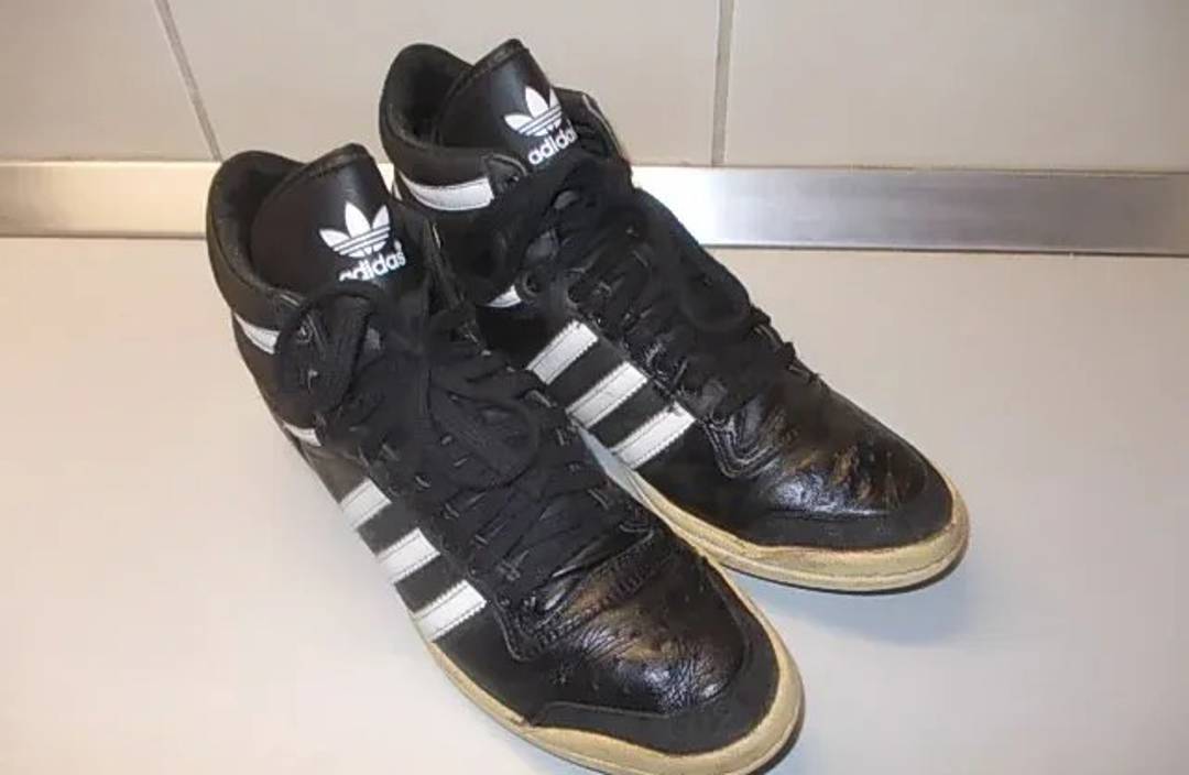 Hohe Leder-Sneaker Adidas Fleek Series, Gr. 39,5