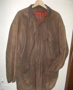 Lederjacke aus Veloursleder, Gr. 54 (XL) — Smederevo
