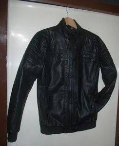 Unisex-Lederjacke im Rocker-Stil Cool Cat, Gr. 42 — Smederevo