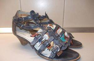 Damen-Lederriemchensandalen im römischen Stil von s.Oliver, Gr. 41 — Smederevo