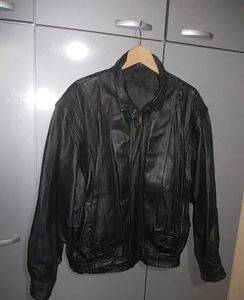 Lederjacke mit abnehmbaren Ärmeln, Gr. 52–53 (L-XL) — Smederevo