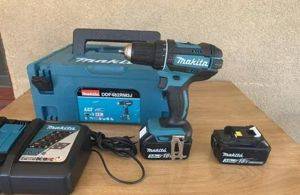 Makita DDF482 Akku-Bohrschrauber 18 V, 2 Akkus mit 3 Ah und Ladegerät, neu — Smederevo