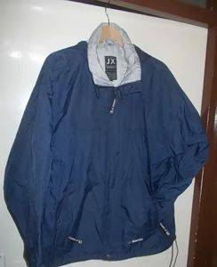 Wasserdichte Herrenjacke JX Jeanstex mit Kapuze, Gr. 51–52 (L) — Smederevo