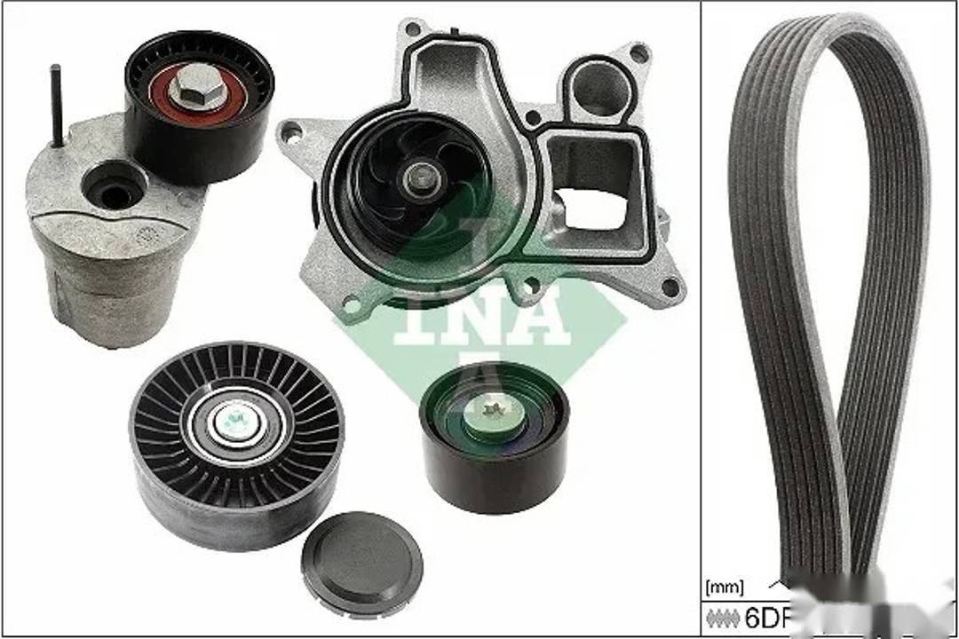 Keilrippenriemensatz mit Wasserpumpe BMW N47 2.0d (E81/E87/E90) 529 0369 30