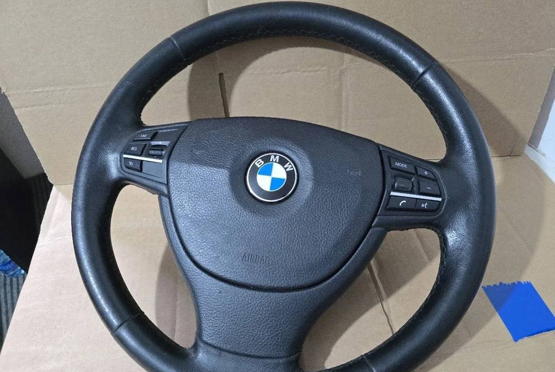 Leather steering wheel with controls and airbag BMW 5 F10/F11