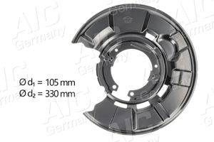Zaštitni lim zadnjeg diska BMW 1 E81/E87/F20, 2 F22, 3 E90/F30, 4 F32 — Beograd