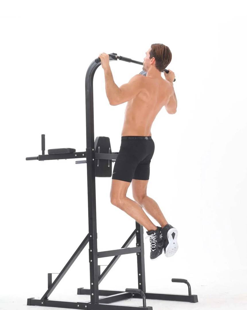 Stație pentru tracțiuni și flotări la paralele Lotto Fitness Power Tower — până la 100 kg