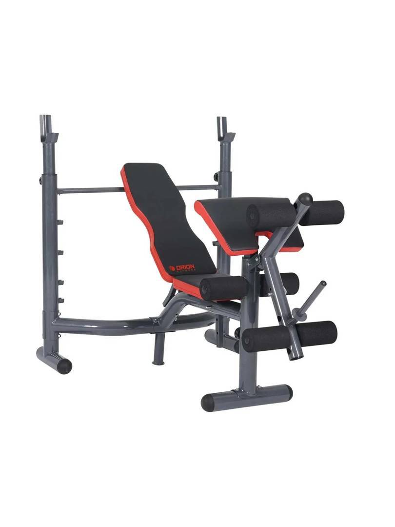 Bancă pentru haltere cu suport — reglabilă, până la 130 kg