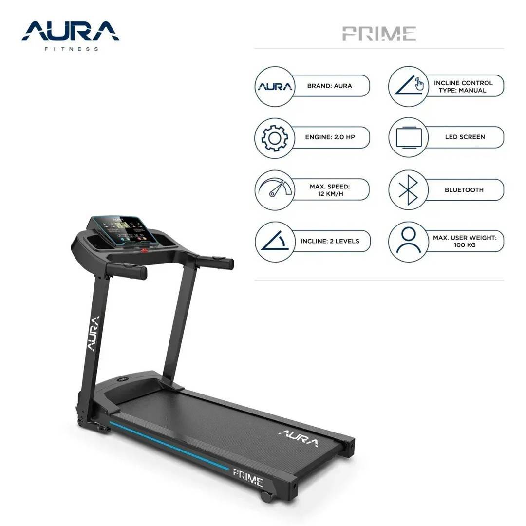 Бігова доріжка Aura Prime — 2 к. с., до 100 кг