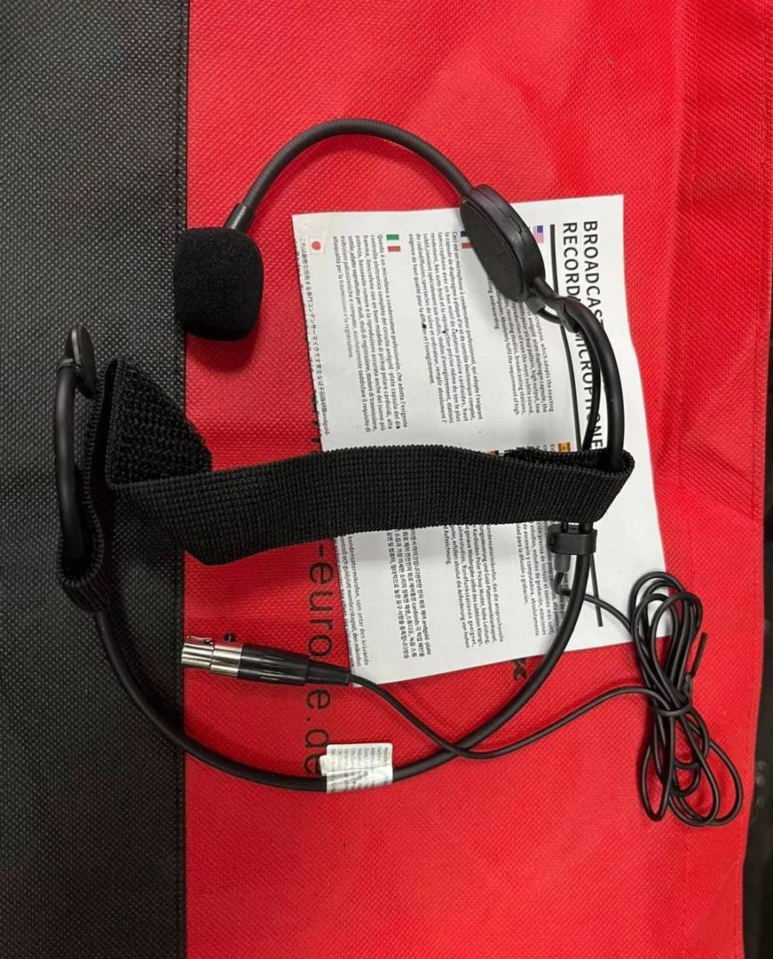 Кондензаторен микрофон за глава (пилотен) с mini XLR 4-pin за Shure и AKG