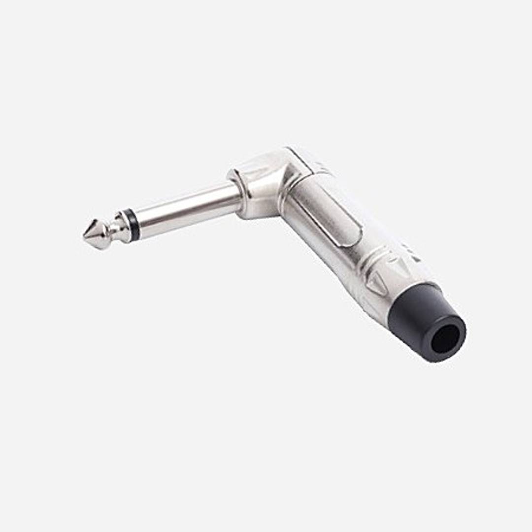 Abgewinkelter Mono-Klinkenstecker 6,3 mm (SB143)
