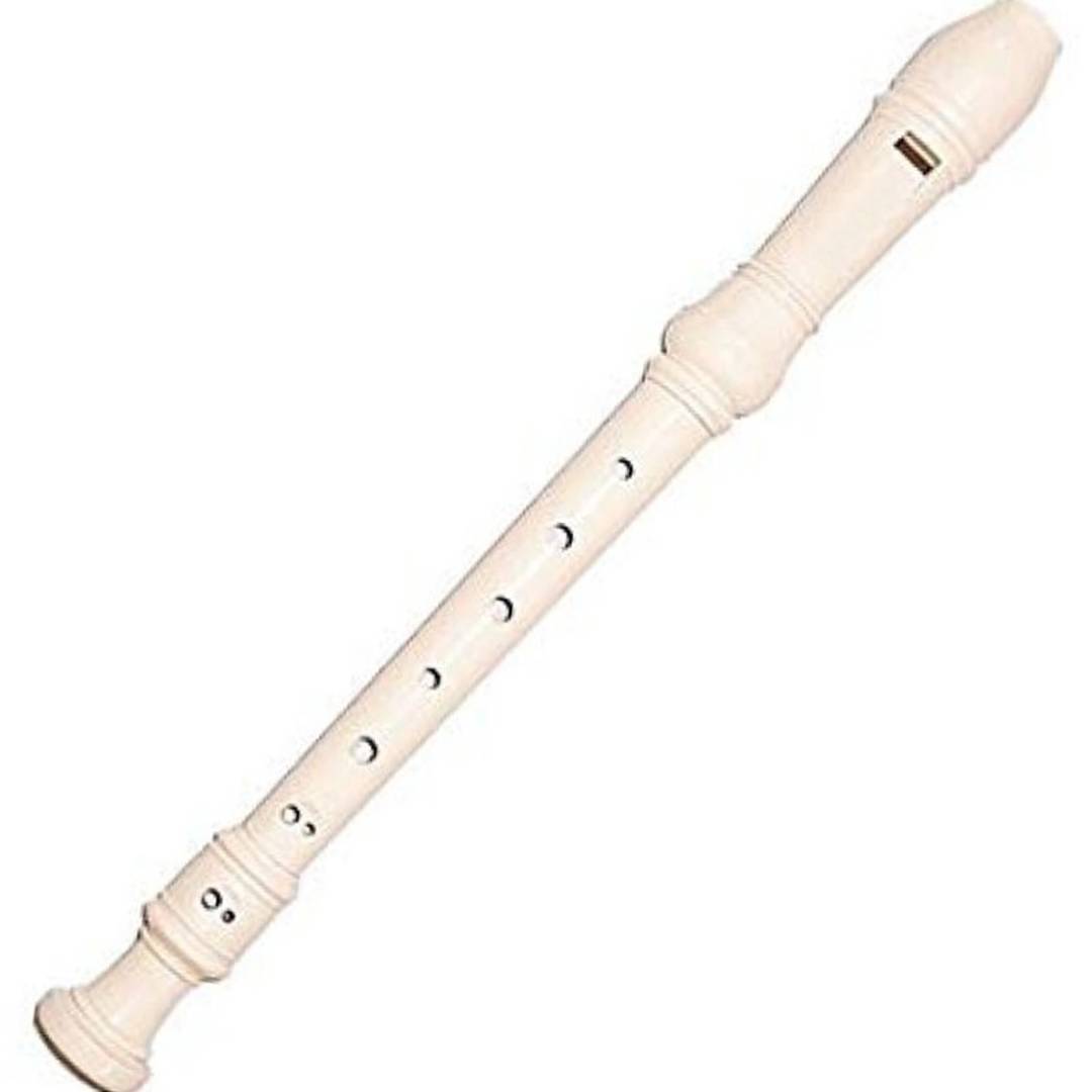 C soprano recorder, German fingering, three-piece