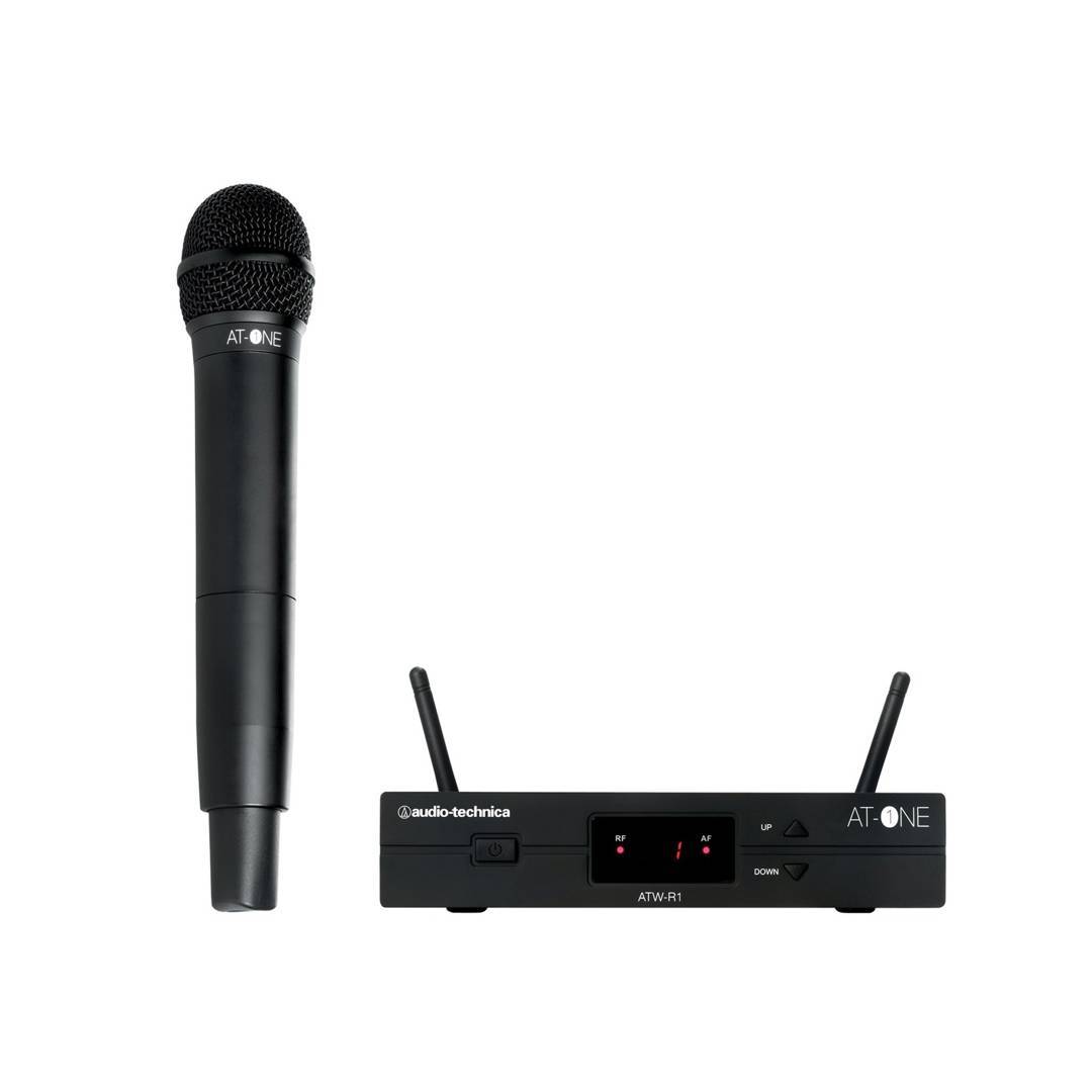 Audio-Technica ATW-13 AT-One wireless system with handheld microphone
