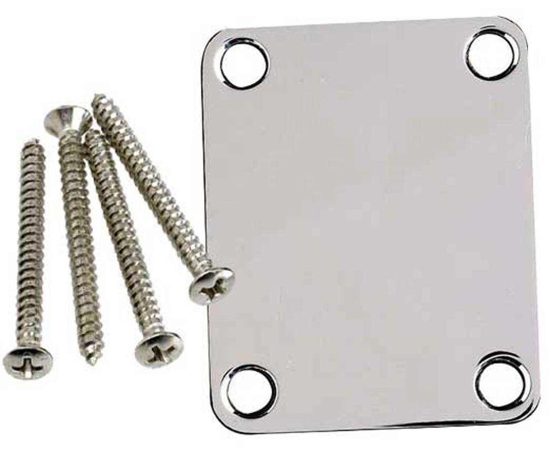 Накладка на пятку грифа Fender 099-1447-100, хром
