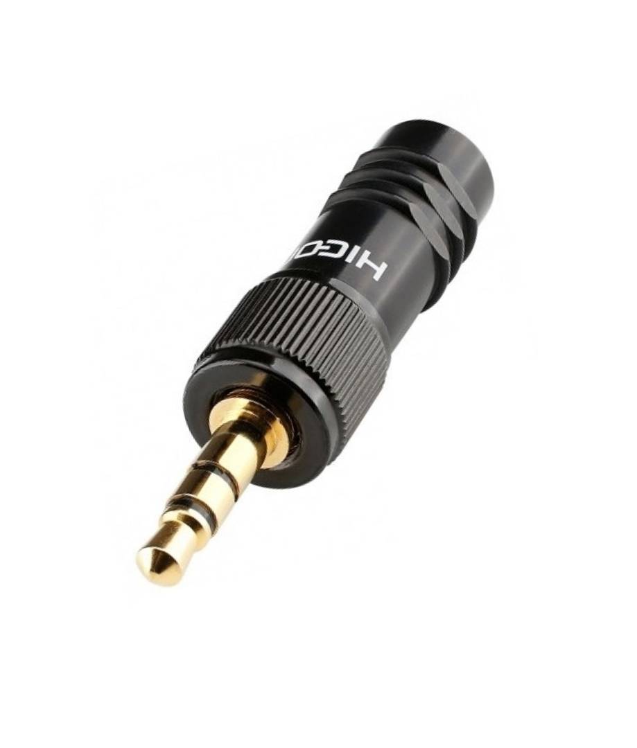 Mini-Klinkenstecker 3,5 mm mit Gewinde Hicon HI-J35S-SCREW-M