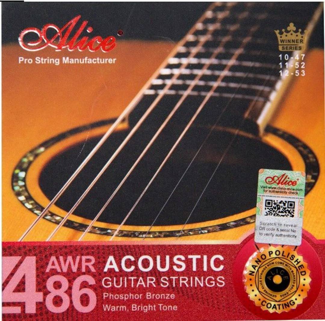 Alice AWR486 acoustic guitar strings, phosphor bronze