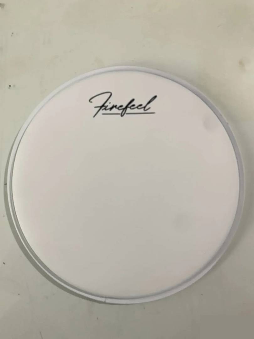 White coated drumhead, 6" and 8" (D073)