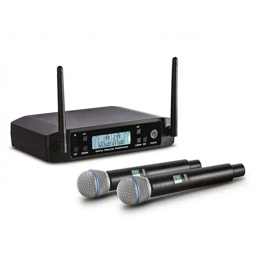 Bežični dvostruki mikrofon UHF, 613–632 MHz (GLXD4)